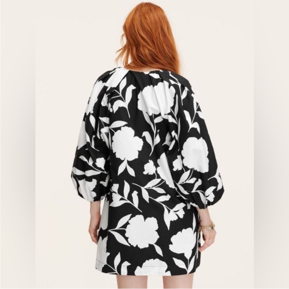 Kate Spade x Target Floral Black and White Mini Dress - Picture 2 of 7